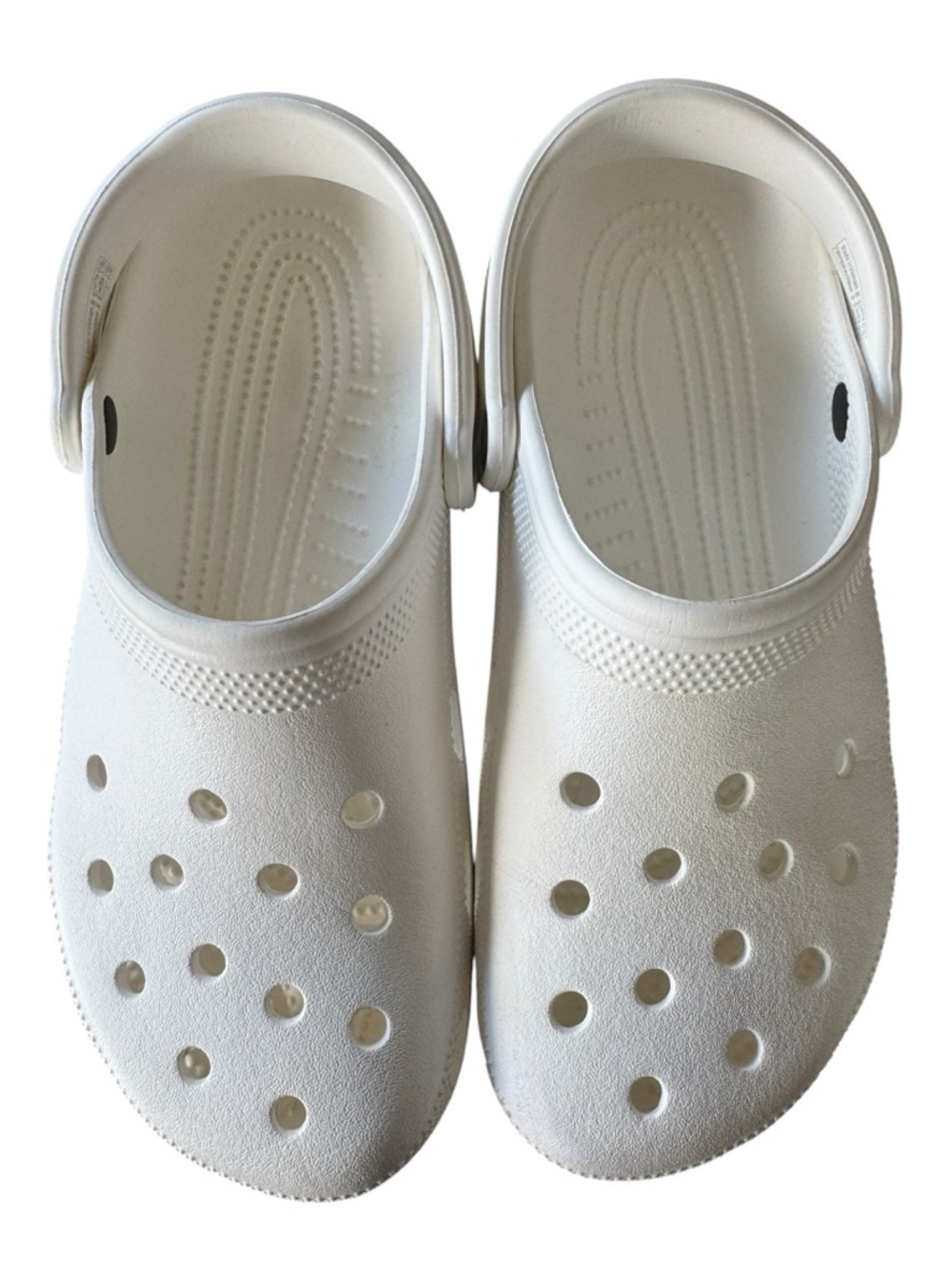 Crocs Classic Clog White | Men’s 9 / Women’s 11 | Unisex Comfort Shoes - Picture 2 of 5